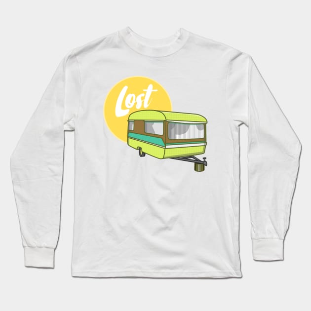 Summer Caravan Long Sleeve T-Shirt by mailboxdisco